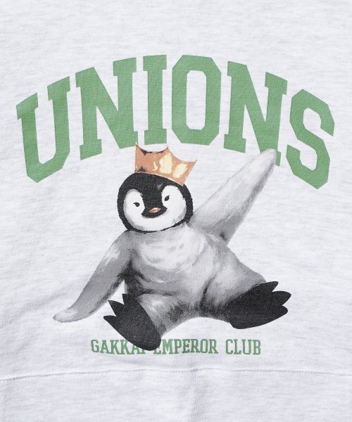 GAKKAI UNIONS（ガッカイユニオンズ）の「エンペラークラブ フードパーカー ホワイトメランジ（パーカー・レディース・その他・MEDIUM/LARGE）」の6枚目の写真