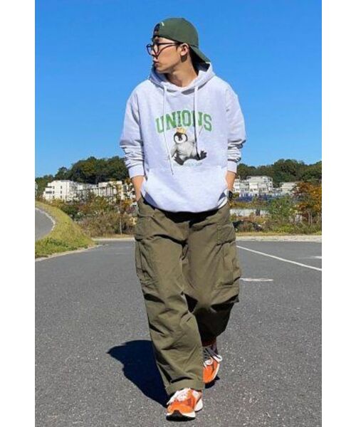GAKKAI UNIONS（ガッカイユニオンズ）の「エンペラークラブ フードパーカー ホワイトメランジ（パーカー・レディース・その他・MEDIUM/LARGE）」の7枚目の写真