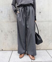 le.coeur blanc | ヘリンボーンベロアリボンパンツ(その他パンツ)