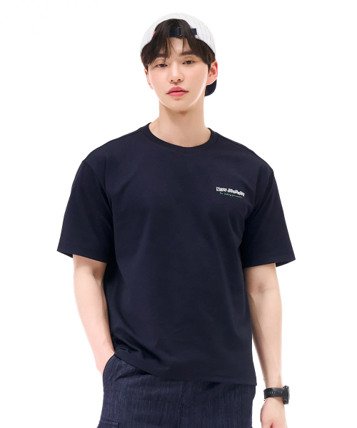 CHASECULT(チェイスカルト)の「共用ドローインググラフィック半袖Tシャツ-ネイビー(Tシャツ/カットソー・メンズ・ネイビー・105/90/100/95)」の1枚目の写真