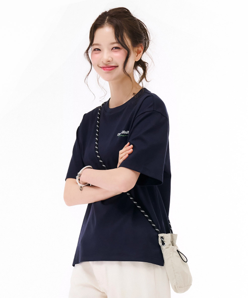 CHASECULT(チェイスカルト)の「共用ドローインググラフィック半袖Tシャツ-ネイビー(Tシャツ/カットソー・メンズ・ネイビー・105/90/100/95)」の5枚目の写真