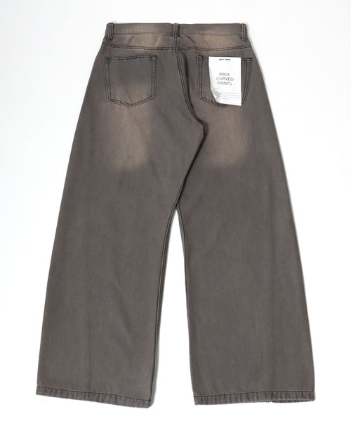 Salong hameu（サロン ハミュー）の「カーブシルエット デニムパンツ メンズ レディース ユニセックス（デニムパンツ・メンズ・ブルー系その他/グレー系その他/ブラウン系その他/ブラック系その他・S/M/L/LL）」の12枚目の写真