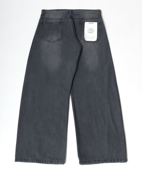 Salong hameu（サロン ハミュー）の「カーブシルエット デニムパンツ メンズ レディース ユニセックス（デニムパンツ・メンズ・ブルー系その他/グレー系その他/ブラウン系その他/ブラック系その他・S/M/L/LL）」の10枚目の写真