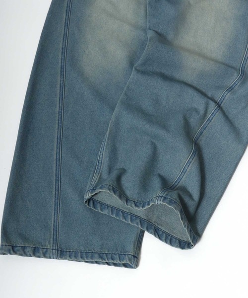 Salong hameu（サロン ハミュー）の「カーブシルエット デニムパンツ メンズ レディース ユニセックス（デニムパンツ・メンズ・ブルー系その他/グレー系その他/ブラウン系その他/ブラック系その他・S/M/L/LL）」の20枚目の写真