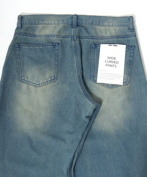 Salong hameu（サロン ハミュー）の「カーブシルエット デニムパンツ メンズ レディース ユニセックス（デニムパンツ・メンズ・ブルー系その他/グレー系その他/ブラウン系その他/ブラック系その他・S/M/L/LL）」の14枚目の写真