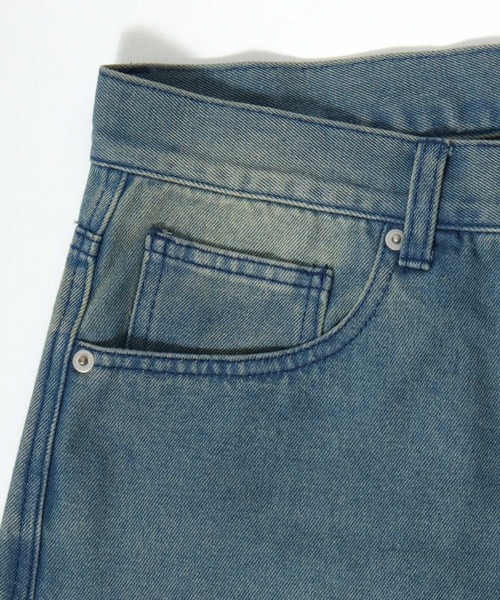 Salong hameu（サロン ハミュー）の「カーブシルエット デニムパンツ メンズ レディース ユニセックス（デニムパンツ・メンズ・ブルー系その他/グレー系その他/ブラウン系その他/ブラック系その他・S/M/L/LL）」の17枚目の写真
