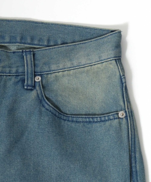 Salong hameu（サロン ハミュー）の「カーブシルエット デニムパンツ メンズ レディース ユニセックス（デニムパンツ・メンズ・ブルー系その他/グレー系その他/ブラウン系その他/ブラック系その他・S/M/L/LL）」の18枚目の写真