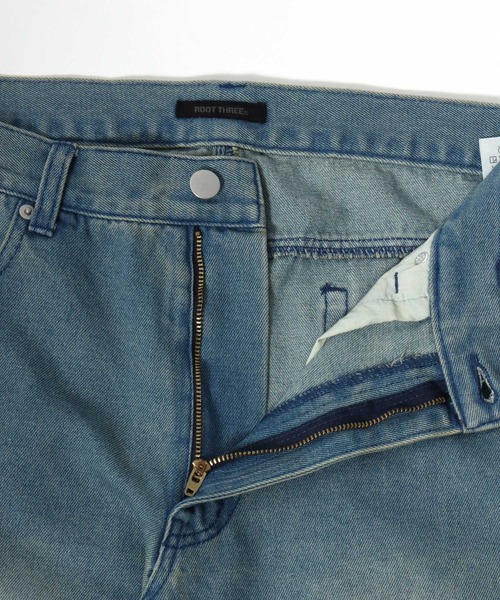 Salong hameu（サロン ハミュー）の「カーブシルエット デニムパンツ メンズ レディース ユニセックス（デニムパンツ・メンズ・ブルー系その他/グレー系その他/ブラウン系その他/ブラック系その他・S/M/L/LL）」の16枚目の写真