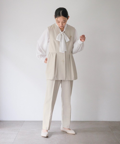 LOWRYS FARM（ローリーズファーム）の「ｄａｙｍｅジレ 628351（ベスト・レディース・ネイビー/アイボリー・LARGE/MEDIUM）」の7枚目の写真