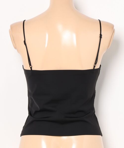 Lace Ladies(レースレディース)の「スパンコール ベルベット風 Vネック カップ付き キャミソール(キャミソール・レディース・ベージュ/アイボリー/ブラック・FREE)」の5枚目の写真