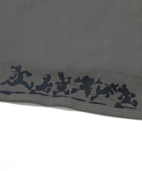 go slow caravan(ゴースローキャラバン)の「ミッキー & フレンズ プリントPO(Tシャツ/カットソー・レディース・ナチュラル/チャコールグレー・FREE)」の10枚目の写真