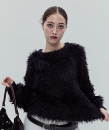 BLONDEY | ラメシャギーニットトップス(ニット/セーター)