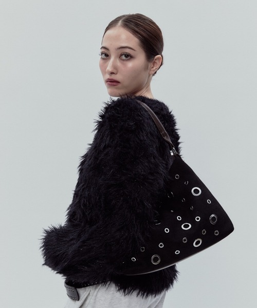 BLONDEY（ブロンディ）の「ラメシャギーニットトップス（ニット/セーター・レディース・ブラック/ホワイト/ベージュ・FREE）」の11枚目の写真