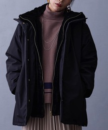 NICOLE white | ファーライナー付きドロストダウンブルゾン(ダウンジャケット/コート)