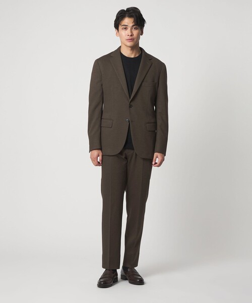 A DAY IN THE LIFE UNITED ARROWS(アデイインザライフユナイテッドアローズ)の「メランジ ミルド ジャージー 2ボタンジャケット-セットアップ対応-<A DAY IN THE LIFE>(テーラードジャケット・メンズ・オリーブ/ネイビー/ダークグレー・L/S/XL/M)」の5枚目の写真