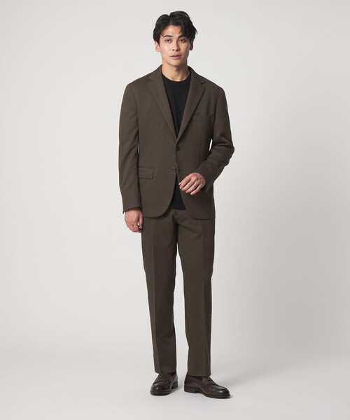 A DAY IN THE LIFE UNITED ARROWS(アデイインザライフユナイテッドアローズ)の「メランジ ミルド ジャージー 2ボタンジャケット-セットアップ対応-<A DAY IN THE LIFE>(テーラードジャケット・メンズ・オリーブ/ネイビー/ダークグレー・L/S/XL/M)」の6枚目の写真