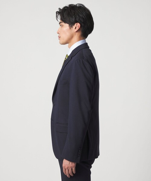 A DAY IN THE LIFE UNITED ARROWS(アデイインザライフユナイテッドアローズ)の「メランジ ミルド ジャージー 2ボタンジャケット-セットアップ対応-<A DAY IN THE LIFE>(テーラードジャケット・メンズ・オリーブ/ネイビー/ダークグレー・L/S/XL/M)」の11枚目の写真