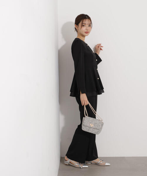 ペプラムジャケット / 1216155001（セットアップ）｜PROPORTION BODY