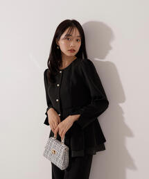 PROPORTION BODY DRESSING | ペプラムジャケット / 1216155001(セットアップ)