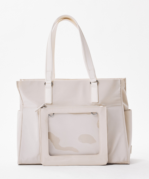 LOWELL things（ロウェル　シングス）の「【推し活】NEWオシゴトトートL/推し活バッグ/遠征バッグ/通勤通学バッグ/ビジネスバッグ（トートバッグ・レディース・ブラック/アイボリー・フリー）」の3枚目の写真