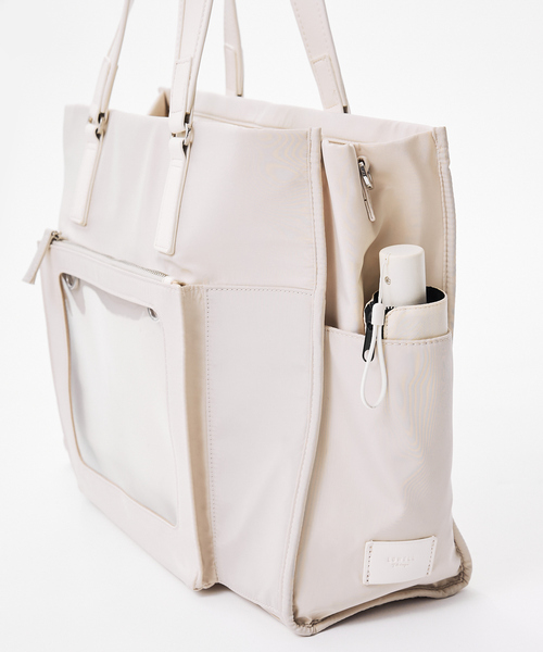 LOWELL things（ロウェル　シングス）の「【推し活】NEWオシゴトトートL/推し活バッグ/遠征バッグ/通勤通学バッグ/ビジネスバッグ（トートバッグ・レディース・ブラック/アイボリー・フリー）」の4枚目の写真