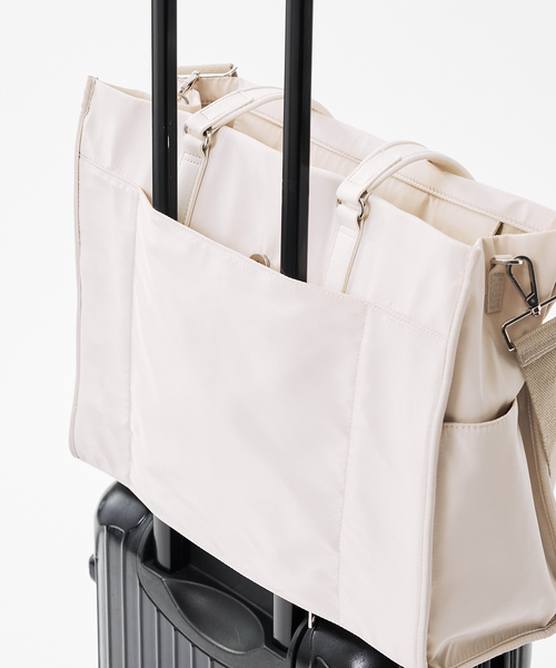 LOWELL things（ロウェル　シングス）の「【推し活】NEWオシゴトトートL/推し活バッグ/遠征バッグ/通勤通学バッグ/ビジネスバッグ（トートバッグ・レディース・ブラック/アイボリー・フリー）」の6枚目の写真