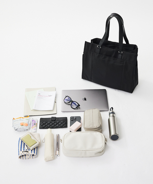 LOWELL things（ロウェル　シングス）の「【推し活】NEWオシゴトトートL/推し活バッグ/遠征バッグ/通勤通学バッグ/ビジネスバッグ（トートバッグ・レディース・ブラック/アイボリー・フリー）」の19枚目の写真