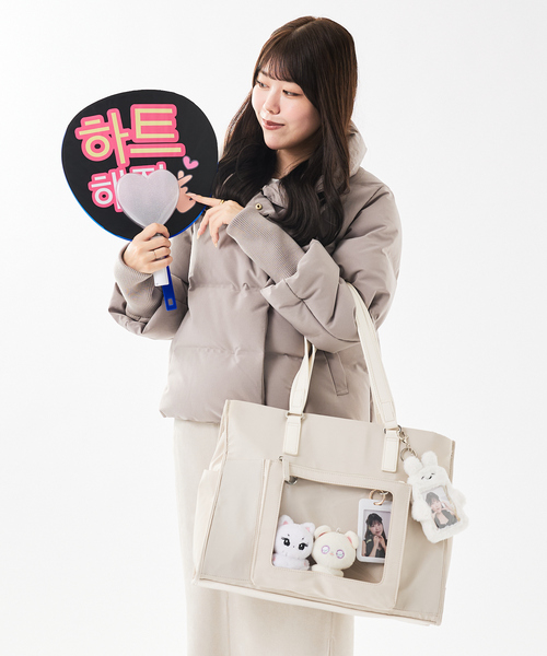 LOWELL things（ロウェル　シングス）の「【推し活】NEWオシゴトトートL/推し活バッグ/遠征バッグ/通勤通学バッグ/ビジネスバッグ（トートバッグ・レディース・ブラック/アイボリー・フリー）」の22枚目の写真