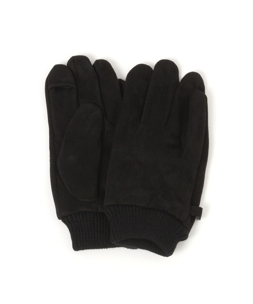 BAYFLOW（ベイフロー）の「フェイクスエードグローブ（手袋・メンズ・グレー/ベージュ/ブラック/ブラウン・FREE）」の2枚目の写真