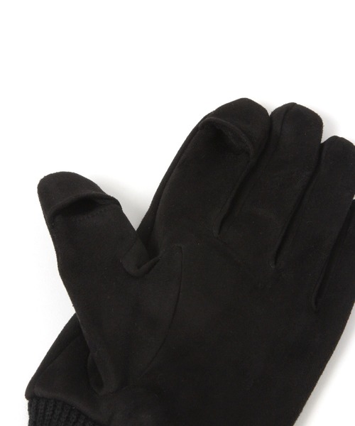 BAYFLOW（ベイフロー）の「フェイクスエードグローブ（手袋・メンズ・グレー/ベージュ/ブラック/ブラウン・FREE）」の6枚目の写真