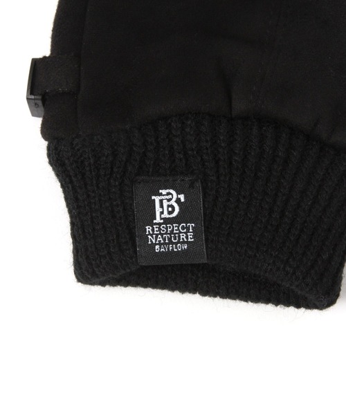BAYFLOW（ベイフロー）の「フェイクスエードグローブ（手袋・メンズ・グレー/ベージュ/ブラック/ブラウン・FREE）」の12枚目の写真