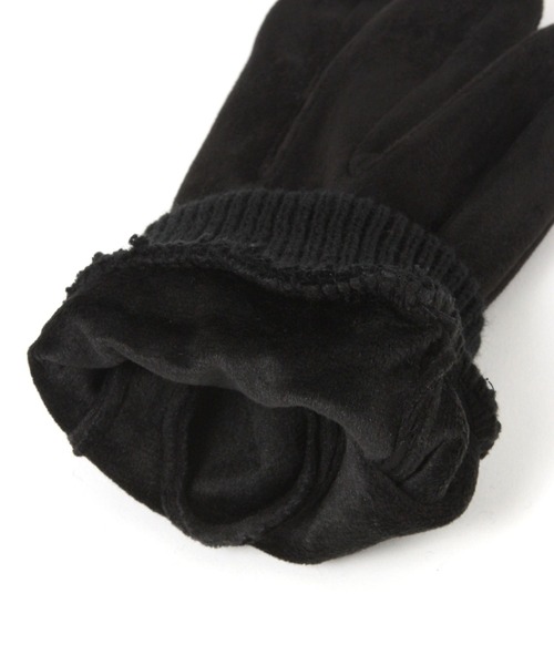 BAYFLOW（ベイフロー）の「フェイクスエードグローブ（手袋・メンズ・グレー/ベージュ/ブラック/ブラウン・FREE）」の14枚目の写真