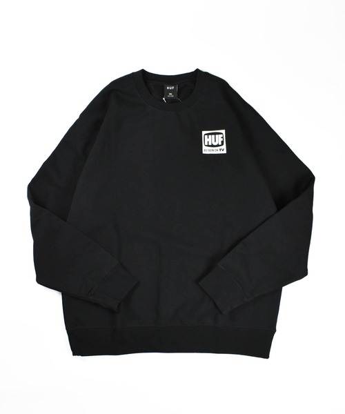 HUF(ハフ)の「【C-HUF2】【HUF/ハフ】AS SEEN ON TV CREWNECK PF00690(スウェット・メンズ・ブラック・XX-LARGE)」の2枚目の写真