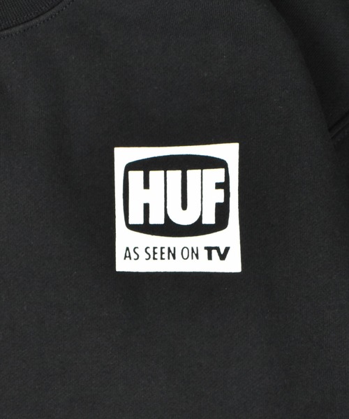 HUF(ハフ)の「【C-HUF2】【HUF/ハフ】AS SEEN ON TV CREWNECK PF00690(スウェット・メンズ・ブラック・XX-LARGE)」の4枚目の写真