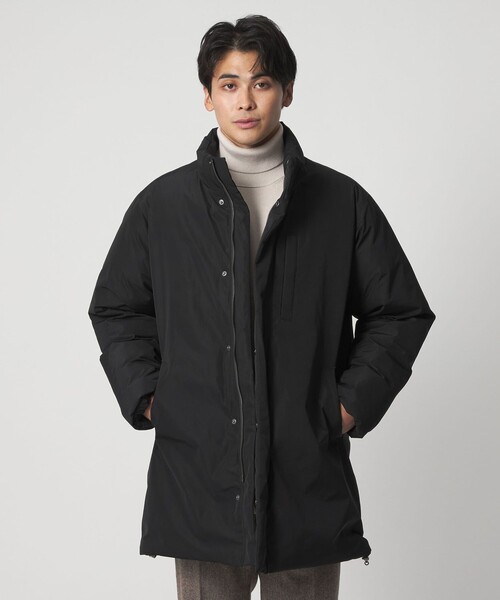 A DAY IN THE LIFE UNITED ARROWS(アデイインザライフユナイテッドアローズ)の「中綿 スタンドカラー コート-撥水-<A DAY IN THE LIFE>(その他アウター・メンズ・ブラック/ダークグレー・XL/L/M)」の2枚目の写真