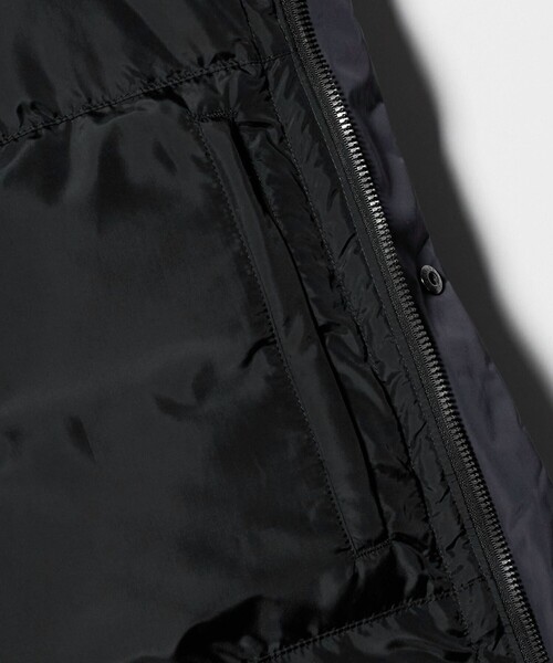 A DAY IN THE LIFE UNITED ARROWS(アデイインザライフユナイテッドアローズ)の「中綿 スタンドカラー コート-撥水-<A DAY IN THE LIFE>(その他アウター・メンズ・ブラック/ダークグレー・XL/L/M)」の12枚目の写真