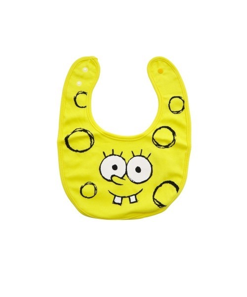 Sponge Bob スタイ 2枚組 丸型 スポンジボブ（スタイ/よだれかけ