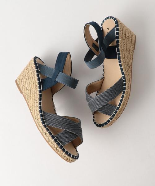 coen（コーエン）の「クロスコンビエスパサンダル（サンダル・レディース・レッド/ネイビー/オリーブ/ベージュ・LARGE/MEDIUM/SMALL）」の4枚目の写真