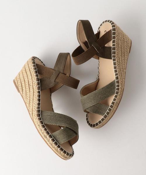 coen（コーエン）の「クロスコンビエスパサンダル（サンダル・レディース・レッド/ネイビー/オリーブ/ベージュ・LARGE/MEDIUM/SMALL）」の3枚目の写真