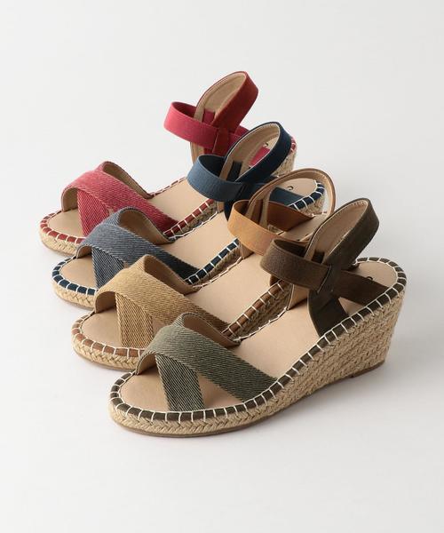 coen（コーエン）の「クロスコンビエスパサンダル（サンダル・レディース・レッド/ネイビー/オリーブ/ベージュ・LARGE/MEDIUM/SMALL）」の11枚目の写真