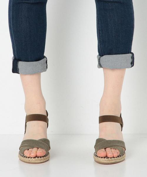 coen（コーエン）の「クロスコンビエスパサンダル（サンダル・レディース・レッド/ネイビー/オリーブ/ベージュ・LARGE/MEDIUM/SMALL）」の15枚目の写真