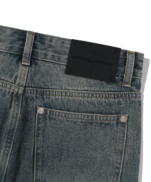 NOT4NERD（ノットフォーナード）の「Destroyed Sand Washed Semi Flare Fit Denim Pants - Deep Blue（デニムパンツ・レディース・その他・SMALL/MEDIUM/LARGE/X-LARGE）」の11枚目の写真