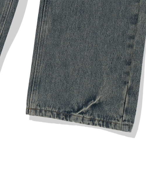 NOT4NERD（ノットフォーナード）の「Destroyed Sand Washed Semi Flare Fit Denim Pants - Deep Blue（デニムパンツ・レディース・その他・SMALL/MEDIUM/LARGE/X-LARGE）」の12枚目の写真