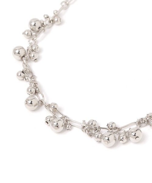 studio CLIP（スタディオクリップ）の「ボールジャラジャラネックレス（ネックレス・レディース・その他2/ホワイト・FREE）」の5枚目の写真