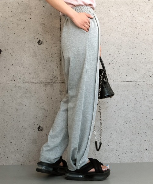 aquagarage(アクアガレージ)の「2wayスウェットパンツ(その他パンツ・レディース・ブラック/杢グレー・M)」の9枚目の写真