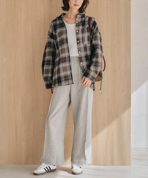 aquagarage(アクアガレージ)の「2wayスウェットパンツ(その他パンツ・レディース・ブラック/杢グレー・M)」の18枚目の写真
