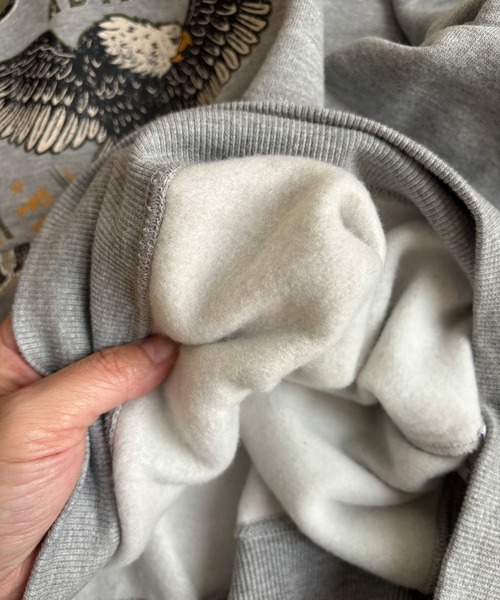 zena(ジェナ)の「★ZOZOTOWN店限定★裏起毛イーグルカレッジリメイクスウェット(スウェット・レディース・グレー/ブラウン系その他/ホワイト系その他・FREE)」の14枚目の写真