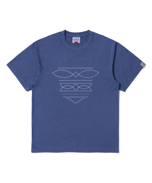 EXTRAORDINARY(エクストラオーディナリー)の「WESTERN STITCH TEE BLUE(Tシャツ/カットソー・メンズ・その他・XX-LARGE/MEDIUM/LARGE/X-LARGE)」の2枚目の写真