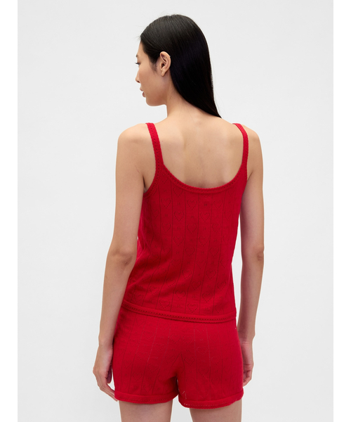 GAP(ギャップ)の「ライトウェイト CashSoft カシミヤタッチ ポインテール ハートパジャマタンクトップ(ルームウェア/パジャマ・レディース・レッド/ピンク・XS/S/M/L/XXS)」の9枚目の写真