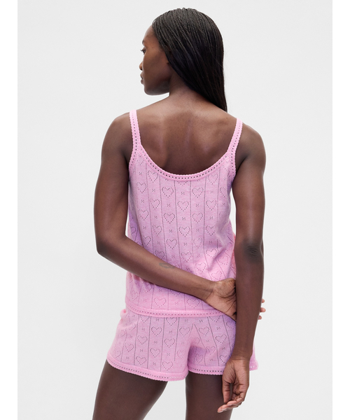 GAP(ギャップ)の「ライトウェイト CashSoft カシミヤタッチ ポインテール ハートパジャマタンクトップ(ルームウェア/パジャマ・レディース・レッド/ピンク・XS/S/M/L/XXS)」の10枚目の写真